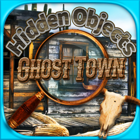 couverture jeu vidéo Haunted Ghost Town Hidden Objects - Object Time Puzzle Photo Games