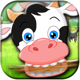 couverture jeu vidéo Hay alimentation Ferme - Hungry Animal Vache Défi