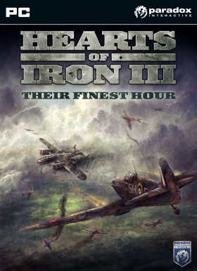 couverture jeu vidéo Hearts of Iron III : Their Finest Hour