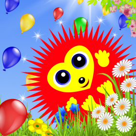 couverture jeu vidéo Hedgehog Balloon Pop Party