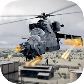 couverture jeu vidéo Hélicoptère de combat Frappe aérienne: Hélicoptère de combat en 3D