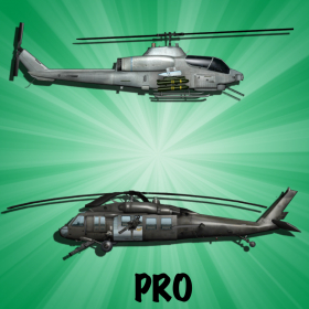 couverture jeu vidéo Hélicoptère Tir Attaque Aventure - Heli Sky souffle de bombe Mania Pro