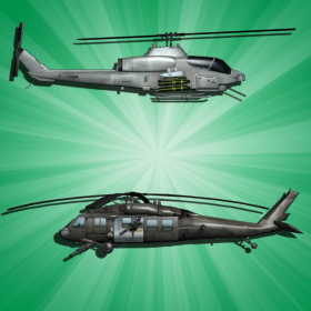 couverture jeu vidéo Hélicoptère tournage Attaque Aventure - Heli Sky souffle de bombe Mania gratuit