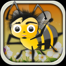 couverture jeu vidéo Heureux d'abeille Fleur Sauter Flick - Free Version