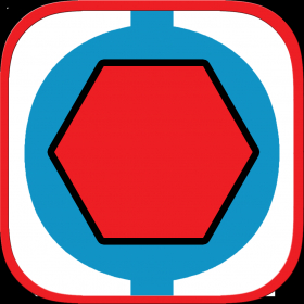 couverture jeu vidéo Hexagon Balls For Boys and Girls - In Blue Color Line You Stay