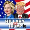 couverture jeu vidéo Hillary vs Trump io