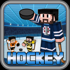 couverture jeu vidéo Hockey Hero Skin Finding NHL Puck Ball - Block Craft World Edition