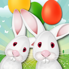 couverture jeu vidéo Hop and Pop - Tirer les Oeufs de Pâques - Free Easter Egg Shooting Game