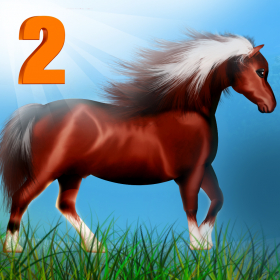 couverture jeu vidéo Horse Poney Wild Agility Race 2 : The winter icy mountain dangerous path - Gold