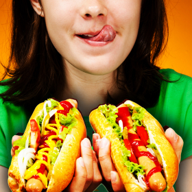 couverture jeu vidéo Hotdog Eater - Funny Eating Competition