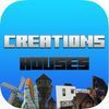 couverture jeu vidéo Houses & Creations For Minecraft - Inspiration & Ideas For Creations, Buildings, Structures