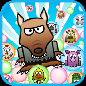 couverture jeu vidéo Hungry Wolf puzzle Bubble