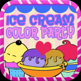 couverture jeu vidéo Ice Cream Color Party - Paint and Draw Doodle Book