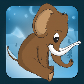 couverture jeu vidéo Ice Race - Un tour de neige fraîche à l'âge de Mammoth Et Saber carnivores - Ice Race - A Cool Snow Ride In The Age Of Mammoth A