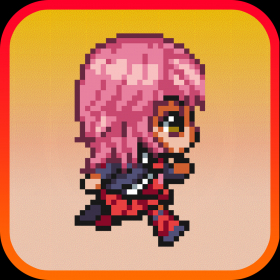 couverture jeu vidéo Impossible Monster Zombies Labyrinth: Pink Hair Anime Chibi Girl Escape