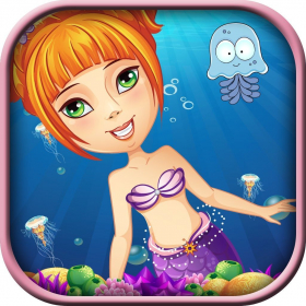 couverture jeu vidéo Incroyable labyrinthe de sirène pour filles – l'aventure où on doit éviter des créatures marines