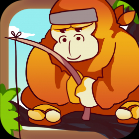 couverture jeu vidéo Incroyable Ninja Kong Pêche HD - Lorsque les bananes ne pousse pas aux arbres