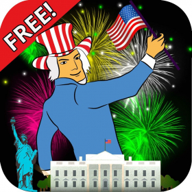 couverture jeu vidéo Independence Day July 4th - USA National Holiday Celebration Jumping Game