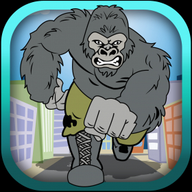 couverture jeu vidéo Invasion de singes extraterrestres – Explosion défensive de coups de feu de laser gratuit