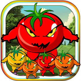 couverture jeu vidéo Invasion des tomates en colère! Protéger la famille Pique-nique Défi PRO