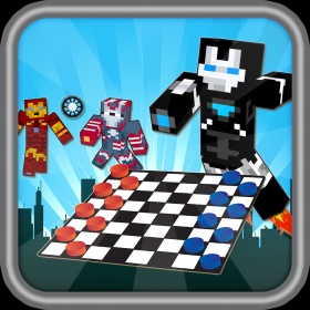 couverture jeu vidéo Iron Blocks 3D Hero Checkers - Man &amp; Boy Strategy Wars