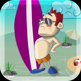 couverture jeu vidéo iSurfing USA Game HD