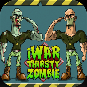couverture jeu vidéo iWar Thirsty Zombie