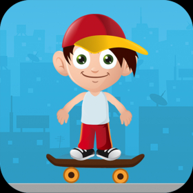couverture jeu vidéo Jack The Jumpy Skateboard Kid - Red cap boy escape game with 8-bit graphics