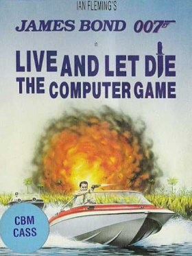 couverture jeu vidéo James Bond 007 in Live and Let Die : The Computer Game