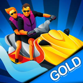 couverture jeu vidéo jet ski course de puissance: les vagues étranges de la liberté - Gold Edition