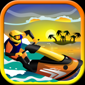 couverture jeu vidéo Jet Ski Extreme Wave Racer - Free version