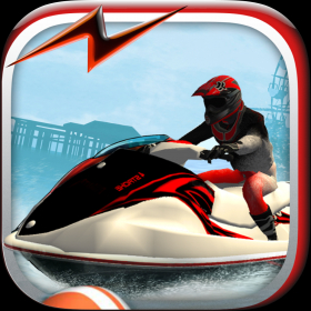 couverture jeu vidéo Jet Ski Turbo la simulation - célèbre Aqua Moto  La de course