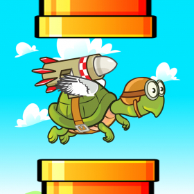 couverture jeu vidéo Jetpack Flappy Turtle