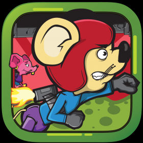 couverture jeu vidéo Jetpack souris - Appuyez et sauver le monde