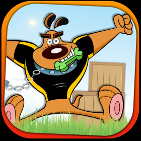 couverture jeu vidéo Jetpack super chien échapper le vétérinaire pour animaux de compagnie fying chien