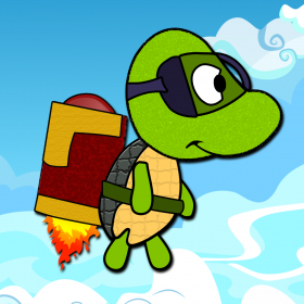 couverture jeu vidéo Jetpack Turtle - Fun Flippy oiseaux