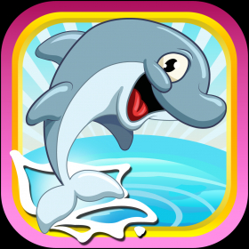 couverture jeu vidéo Jeu collecte Dauphin sauvage palmes FREE