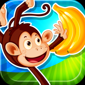 couverture jeu vidéo Jeu de ballon libre de singe banane vigne - A Monkey Banana Vine Free Balloon Game