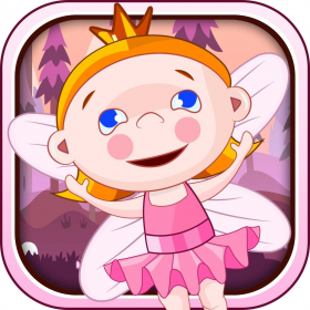 couverture jeu vidéo jeu logique d'aventure de la fée princesse - puzzle où on doit couper la chaîne