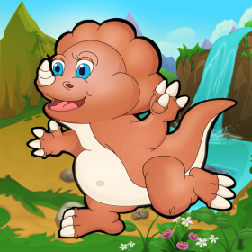 couverture jeu vidéo Jump Dino Jump - The Dinosaur Jumping Game