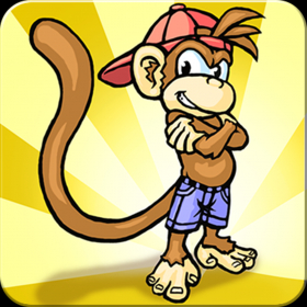 couverture jeux-video Jumpanzi. Free fun retro monkey running game!