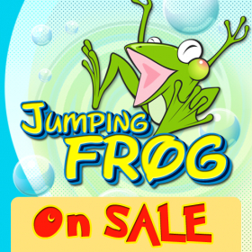 couverture jeu vidéo jumping frog