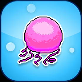 couverture jeu vidéo Jumpy Jellyfish Multiplayer Retro - Swimmy Fish Under The Sea With Flappy Tentacles