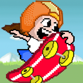 couverture jeu vidéo Jumpy Jill - Jeux de fille gratuit planche à roulettes pour