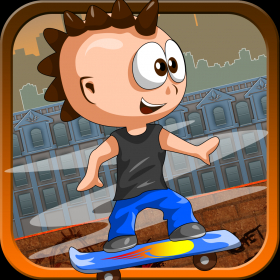 couverture jeu vidéo Jumpy Kiddo - The Rebel Skateboarder