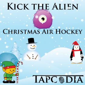couverture jeu vidéo Kick the Alien - Christmas Air Hockey