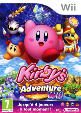 couverture jeu vidéo Kirby&#039;s Adventure Wii