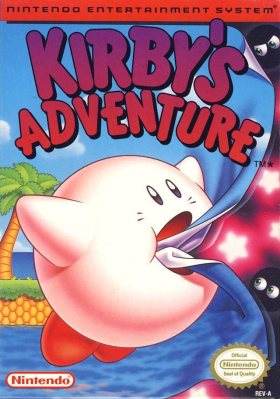 couverture jeu vidéo Kirby&#039;s Adventure