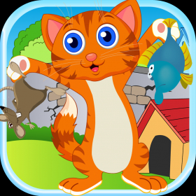 couverture jeu vidéo Kitty Jump For Souris - Happy minous Catapult Free Battle