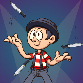 couverture jeu vidéo Knife de Cirque Juggling